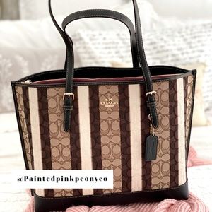 COPY - 🆕 COACH | C4088 Mollie Tote in Signature Jacquard Stripe